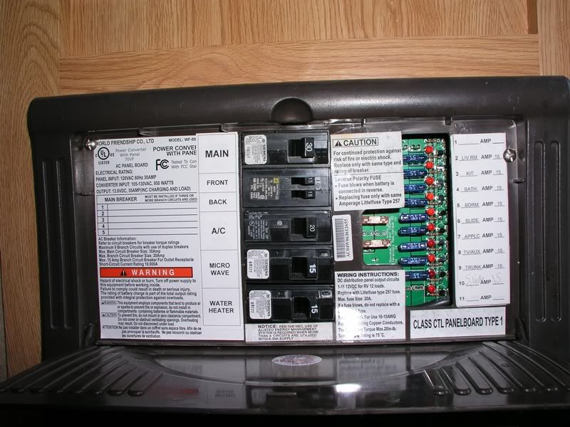 Circuit breaker location 2011 Jay feather Select 28 u Jayco RV Owners